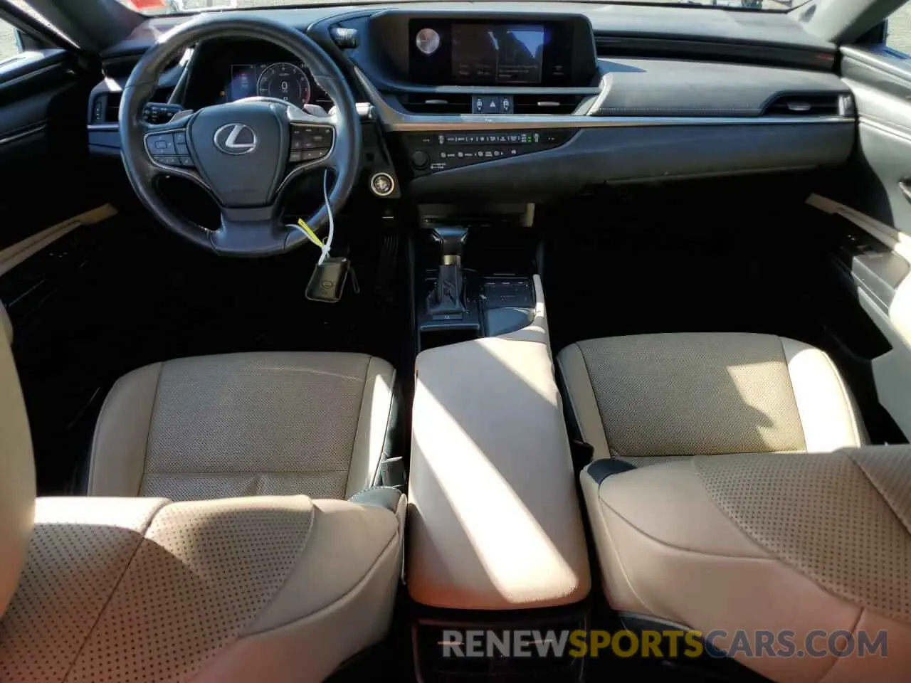 8 fotografías del automóvil dañado 58ABZ1B18KU043267 LEXUS ES350 2019
