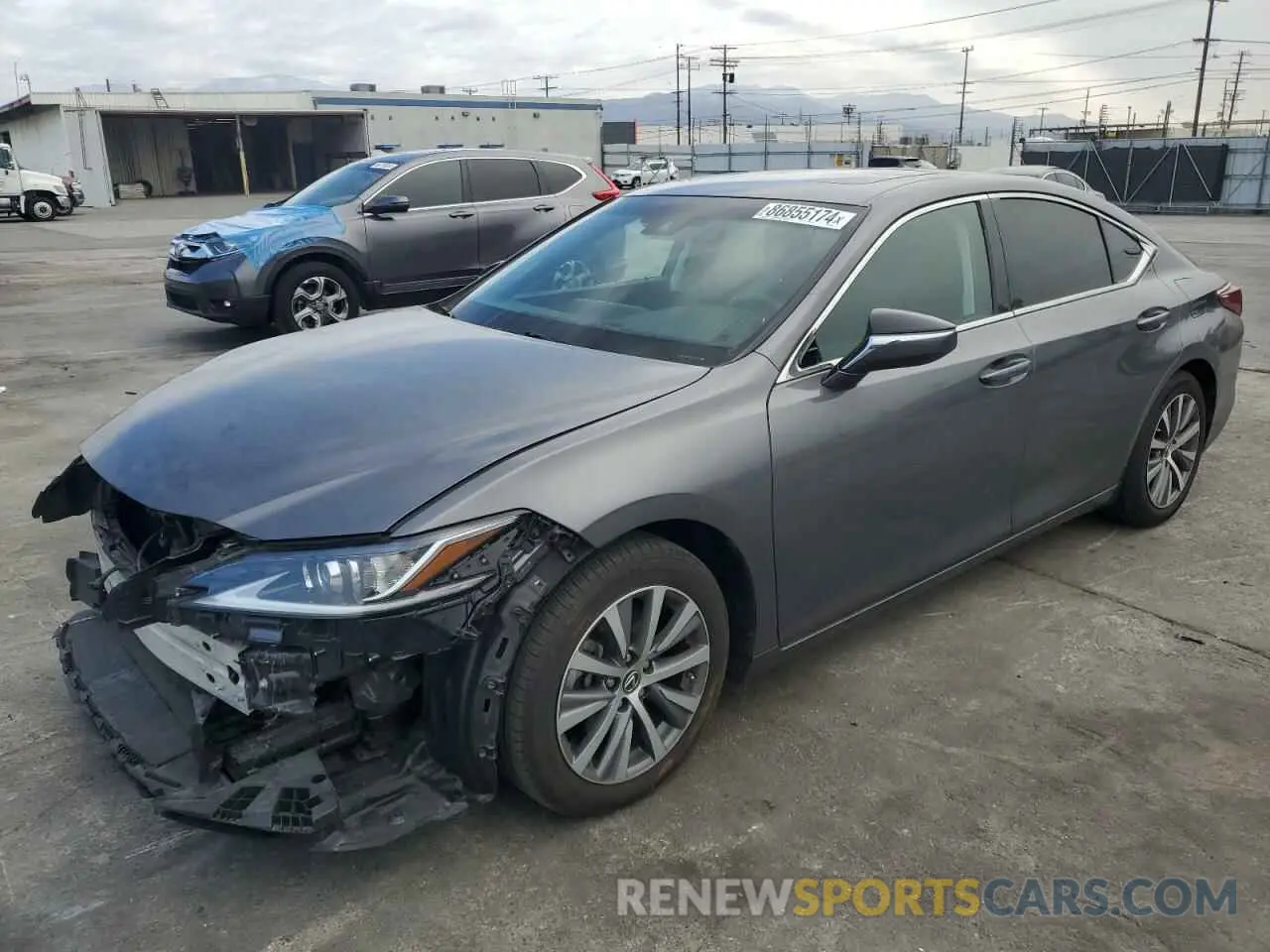 1 fotografías del automóvil dañado 58ABZ1B18KU049750 LEXUS ES350 2019