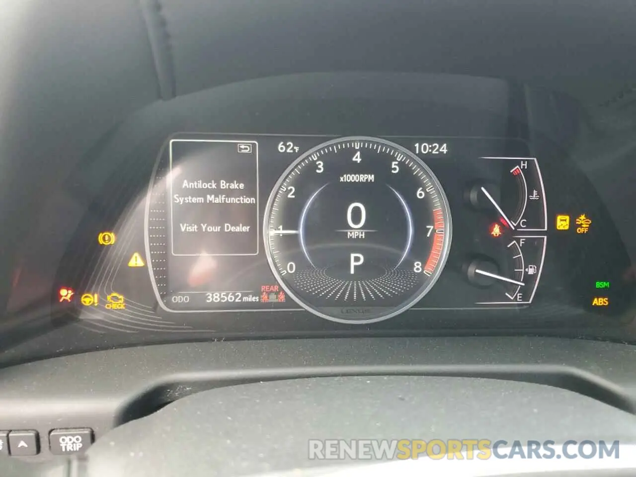 9 fotografías del automóvil dañado 58ABZ1B18KU049750 LEXUS ES350 2019