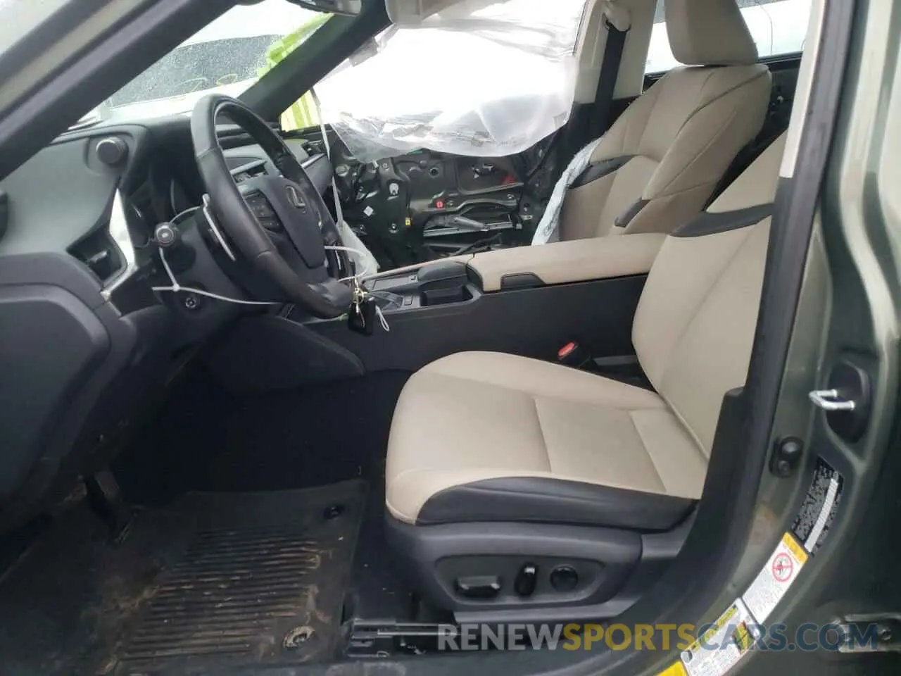 5 fotografías del automóvil dañado 58ABZ1B19KU004607 LEXUS ES350 2019