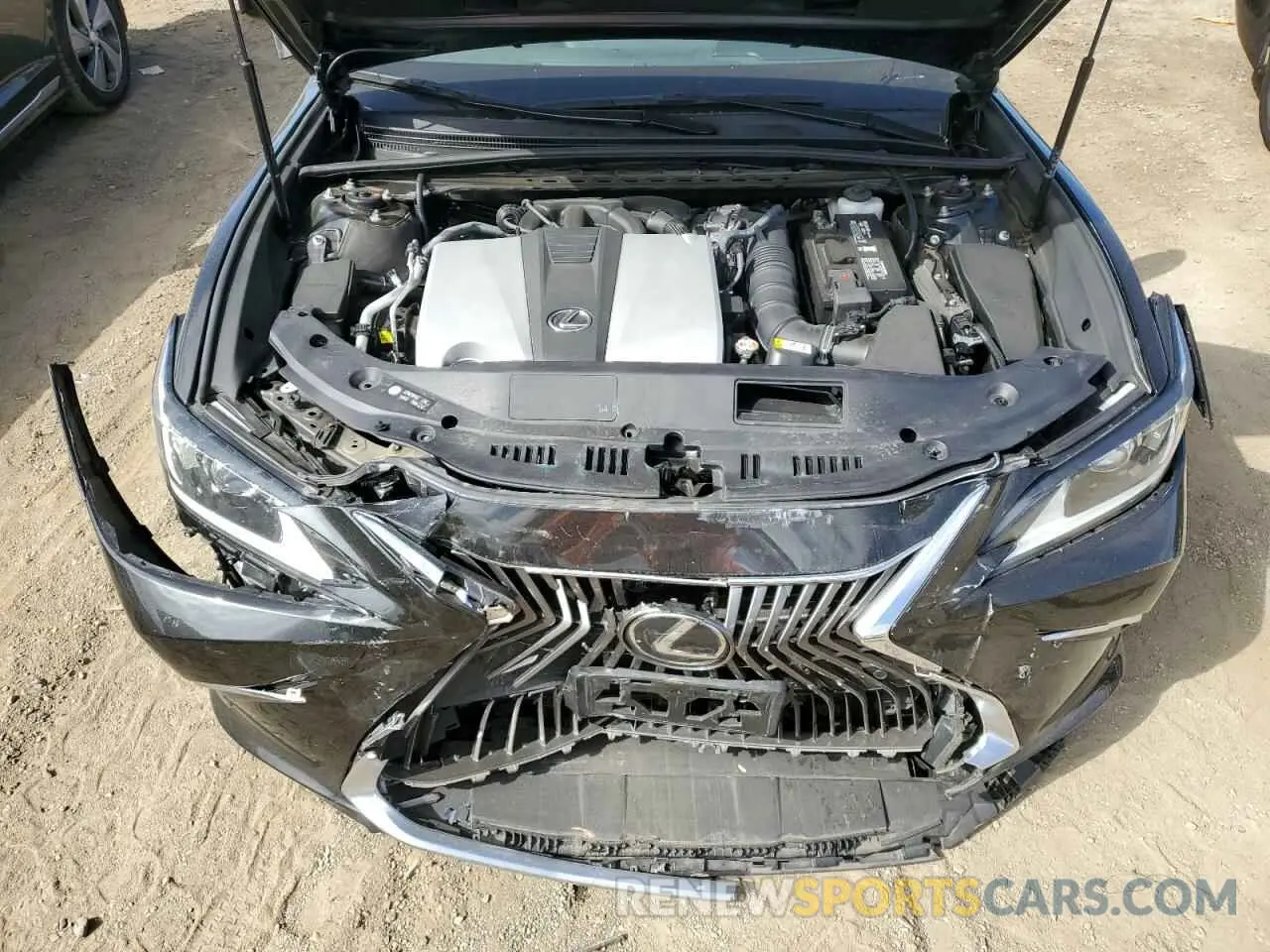 11 fotografías del automóvil dañado 58ABZ1B19KU038109 LEXUS ES350 2019