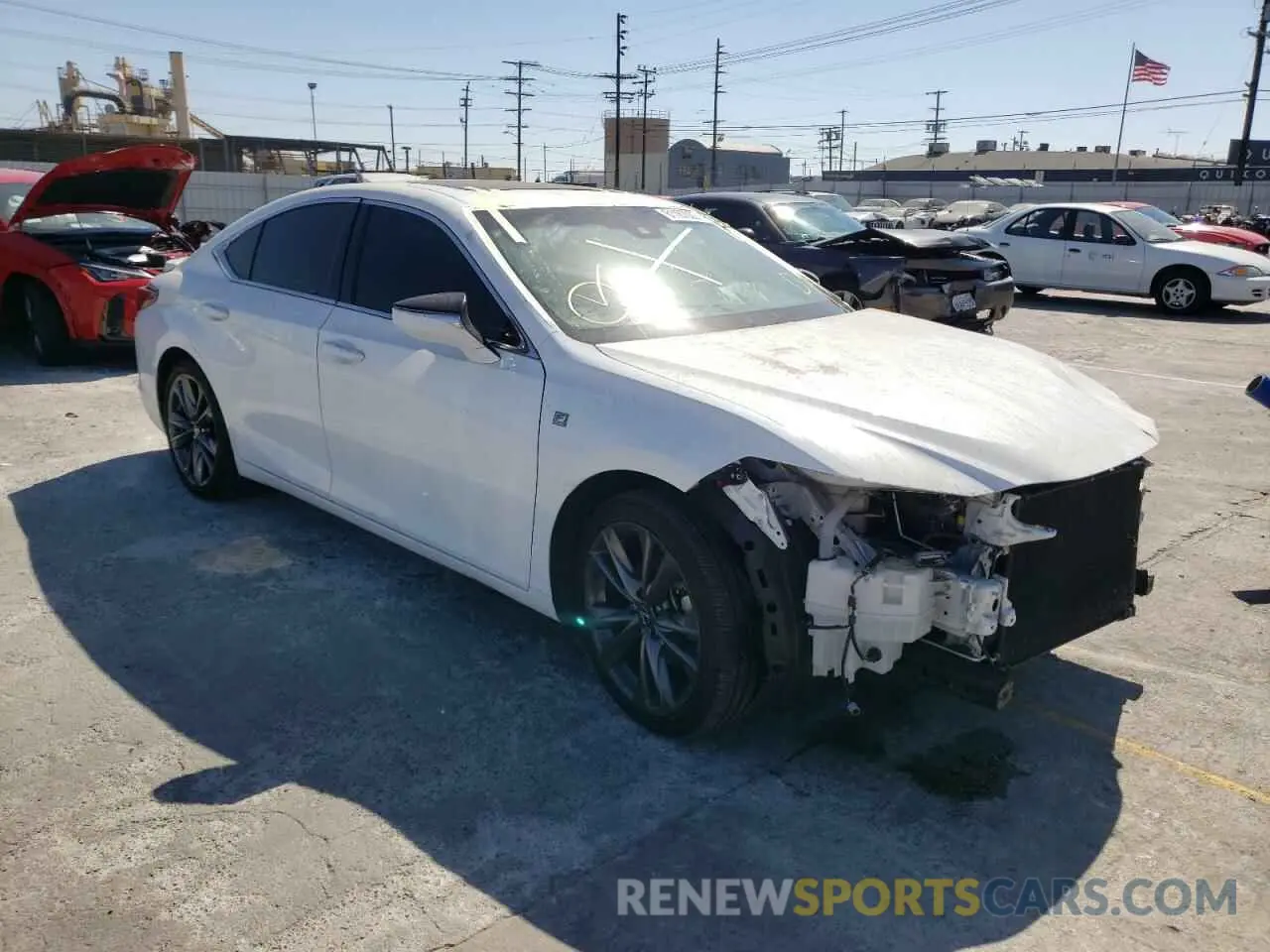 1 fotografías del automóvil dañado 58ABZ1B19KU048333 LEXUS ES350 2019