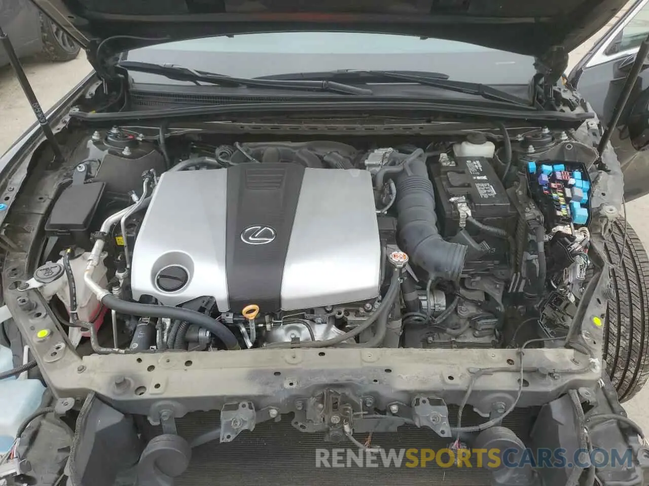 11 fotografías del automóvil dañado 58ABZ1B19KU048879 LEXUS ES350 2019
