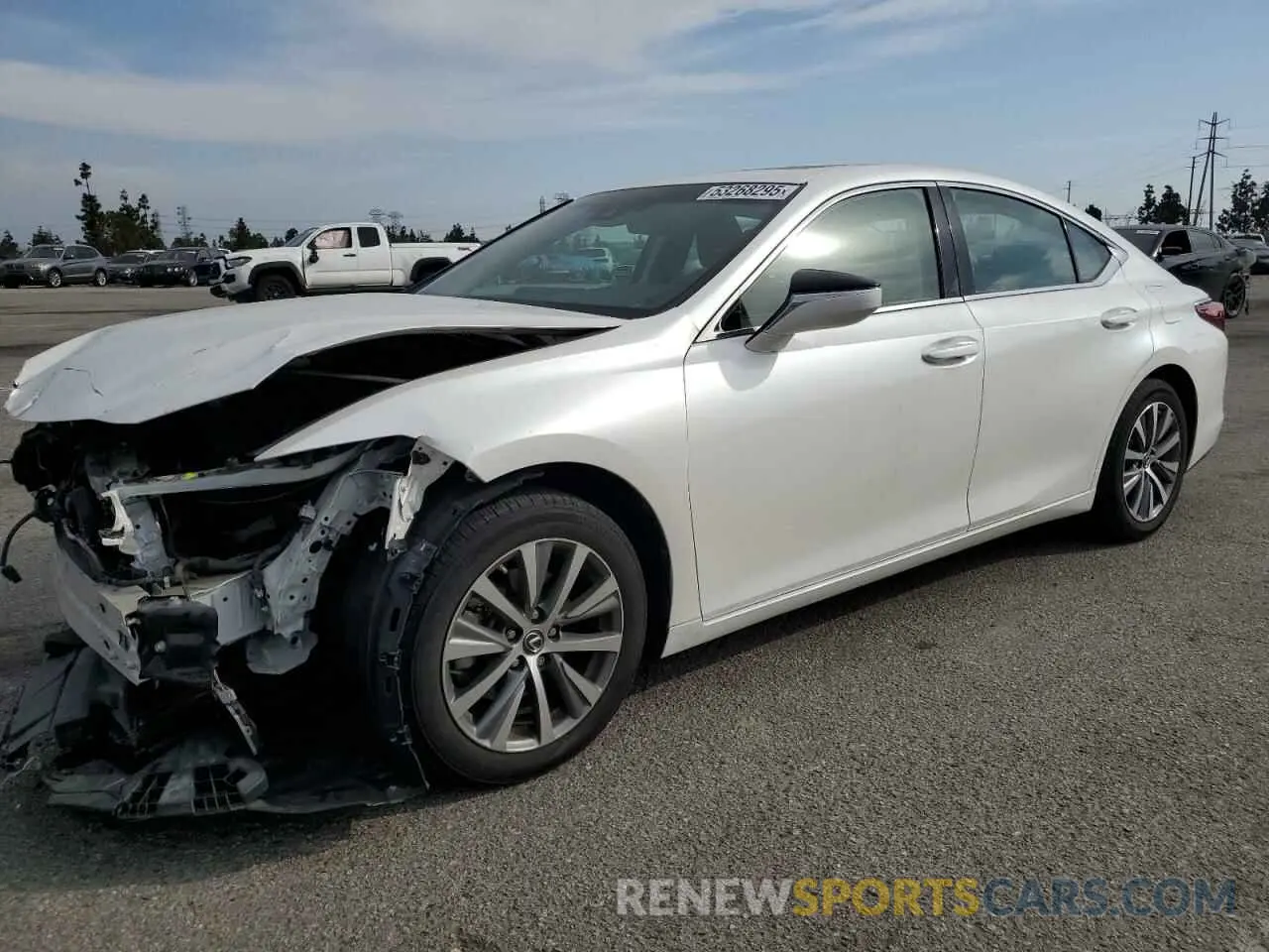 1 fotografías del automóvil dañado 58ABZ1B1XKU007550 LEXUS ES350 2019