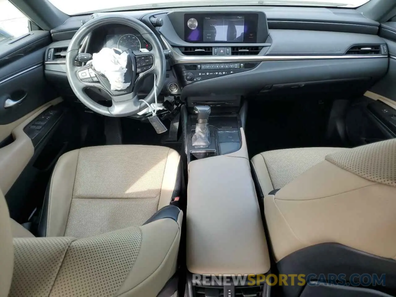 8 fotografías del automóvil dañado 58ABZ1B1XKU007550 LEXUS ES350 2019