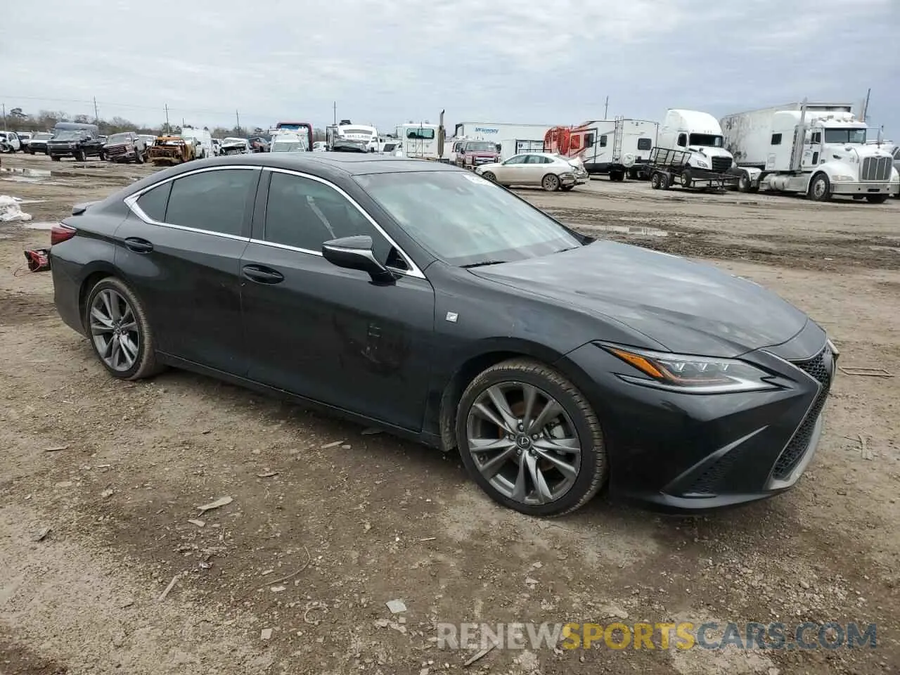 4 fotografías del automóvil dañado 58ABZ1B1XKU009721 LEXUS ES350 2019
