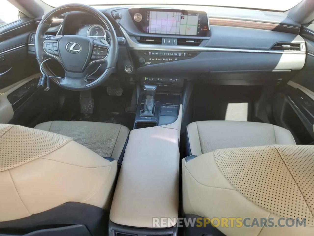8 fotografías del automóvil dañado 58ABZ1B1XKU024798 LEXUS ES350 2019