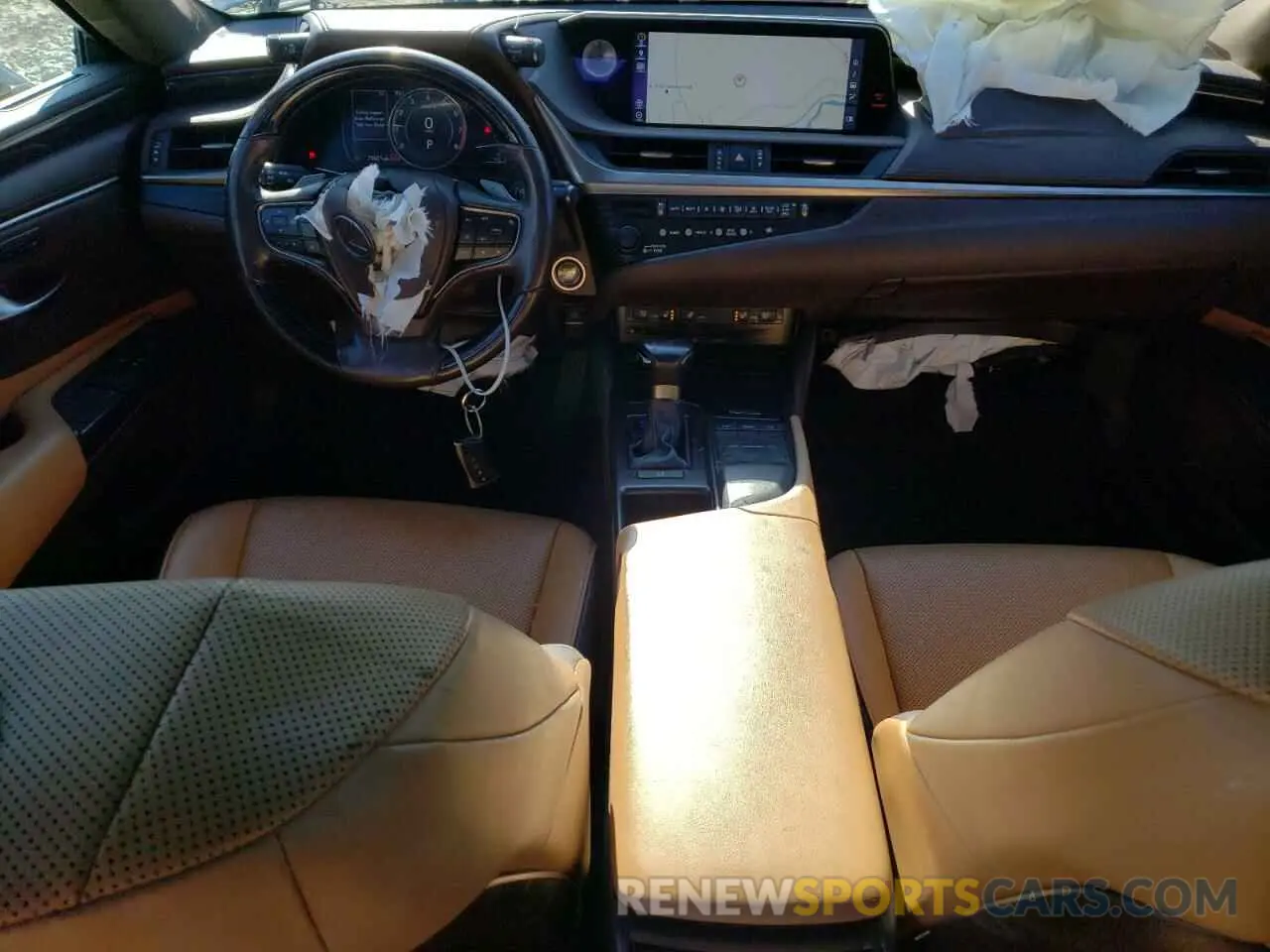 8 fotografías del automóvil dañado 58ABZ1B1XKU034313 LEXUS ES350 2019