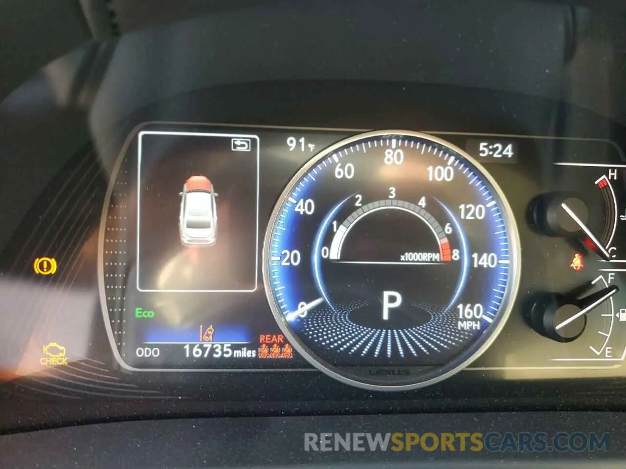 9 fotografías del automóvil dañado 58ABZ1B1XKU040337 LEXUS ES350 2019