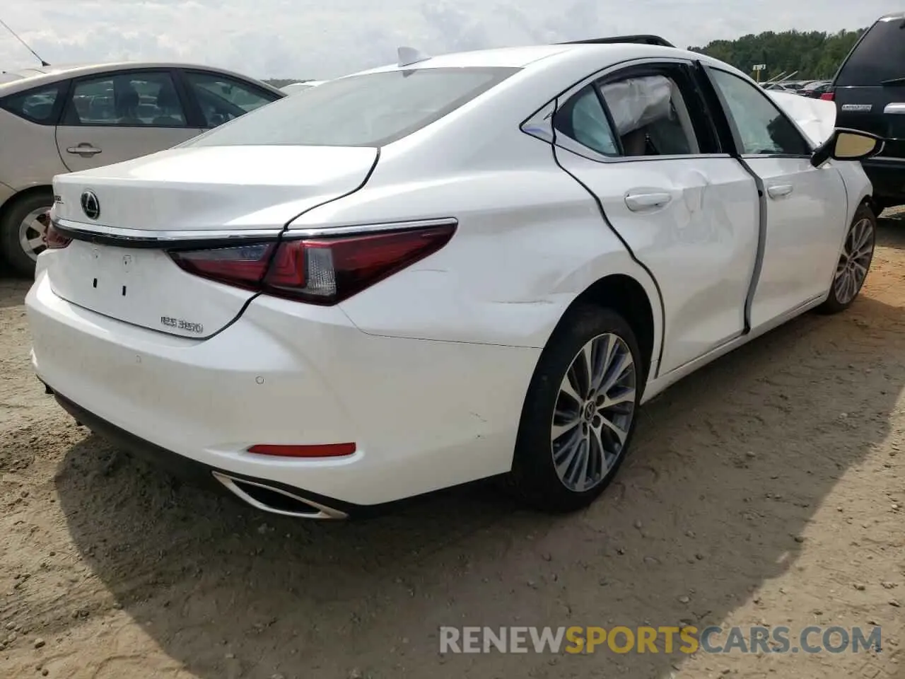 4 fotografías del automóvil dañado 58ABZ1B1XKU048745 LEXUS ES350 2019