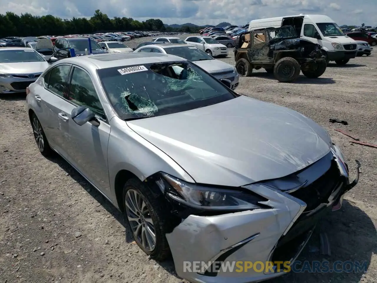 1 fotografías del automóvil dañado 58ADZ1B10LU066682 LEXUS ES350 2020