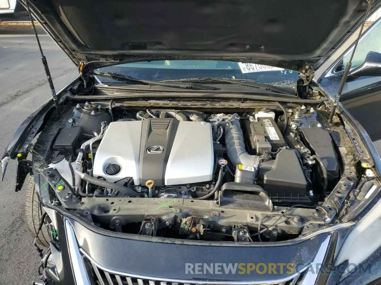 11 fotografías del automóvil dañado 58ADZ1B11LU074614 LEXUS ES350 2020
