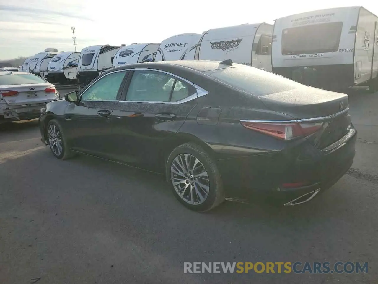 2 fotografías del automóvil dañado 58ADZ1B11LU074614 LEXUS ES350 2020