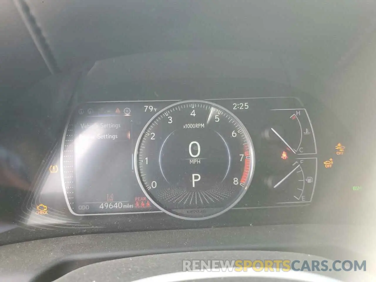 9 fotografías del automóvil dañado 58ADZ1B11LU078758 LEXUS ES350 2020