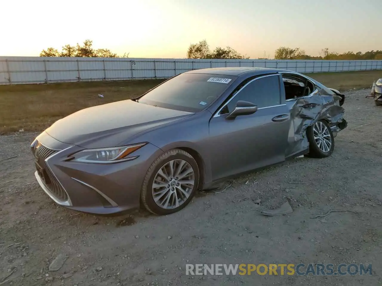 1 fotografías del automóvil dañado 58ADZ1B12LU074153 LEXUS ES350 2020