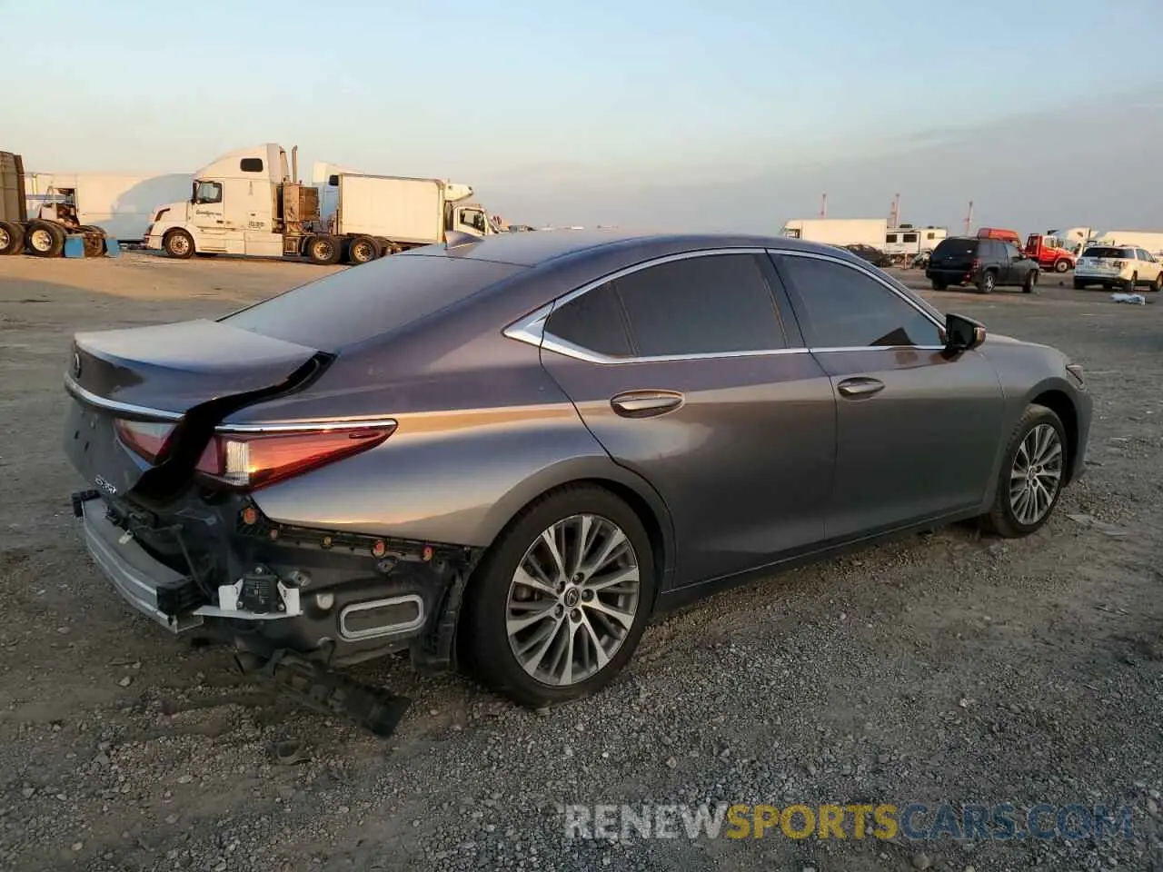 3 fotografías del automóvil dañado 58ADZ1B12LU074153 LEXUS ES350 2020