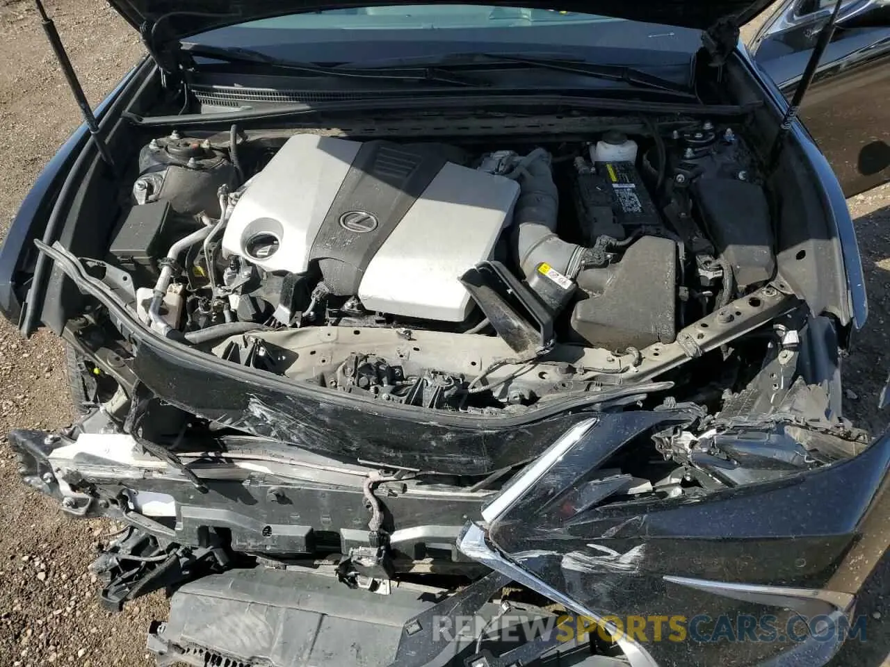 11 fotografías del automóvil dañado 58ADZ1B12LU077005 LEXUS ES350 2020