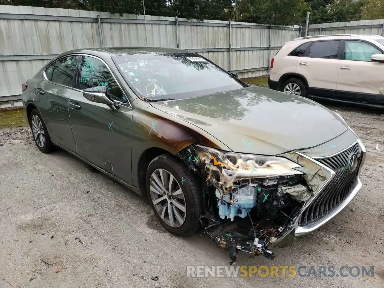 1 fotografías del automóvil dañado 58ADZ1B13LU052274 LEXUS ES350 2020
