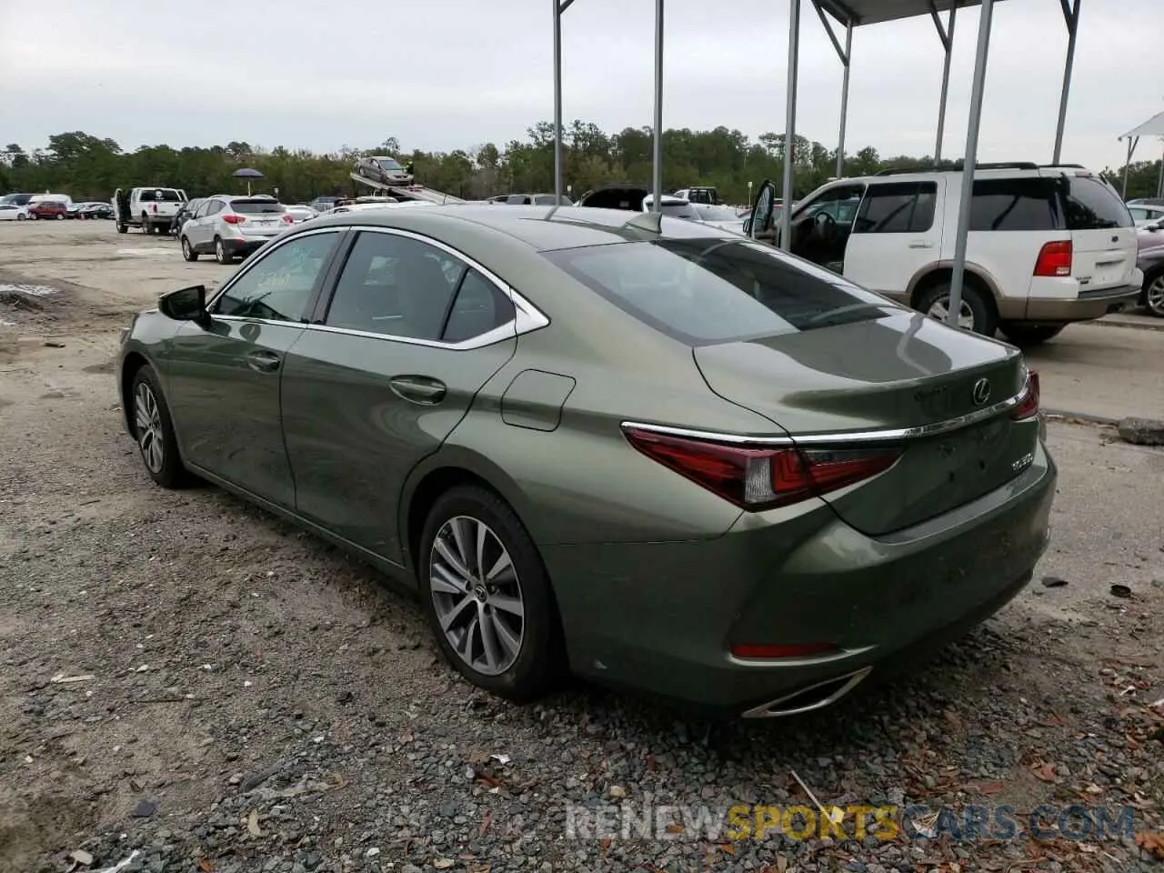 3 fotografías del automóvil dañado 58ADZ1B13LU052274 LEXUS ES350 2020