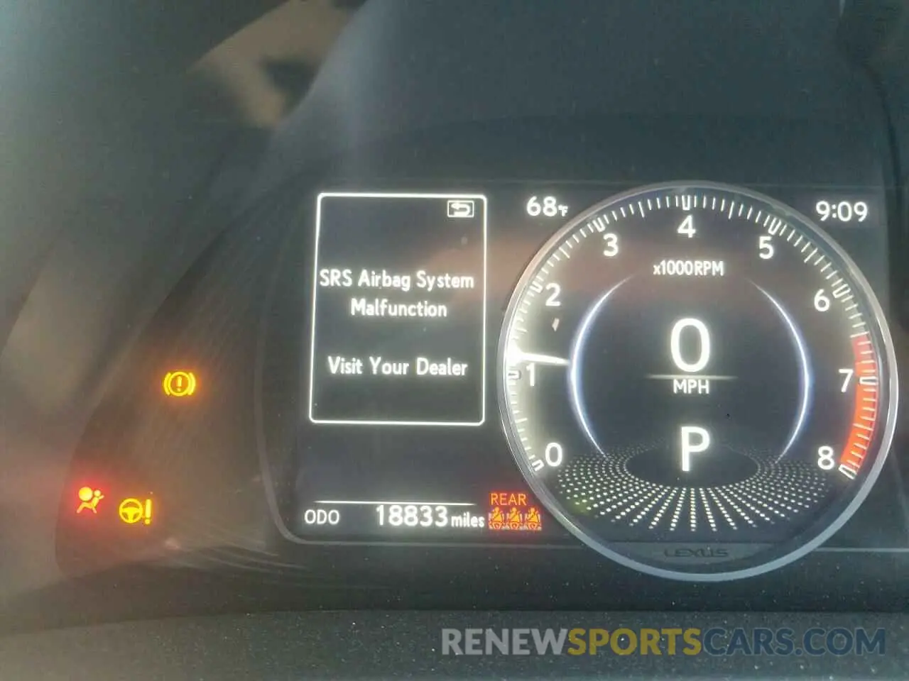 8 fotografías del automóvil dañado 58ADZ1B13LU057278 LEXUS ES350 2020