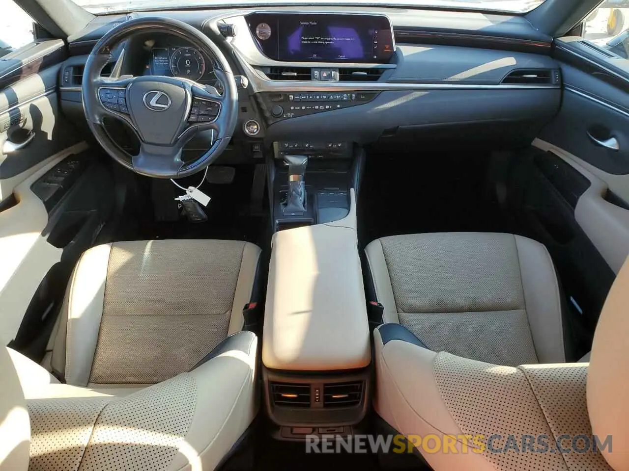 8 fotografías del automóvil dañado 58ADZ1B13LU074422 LEXUS ES350 2020