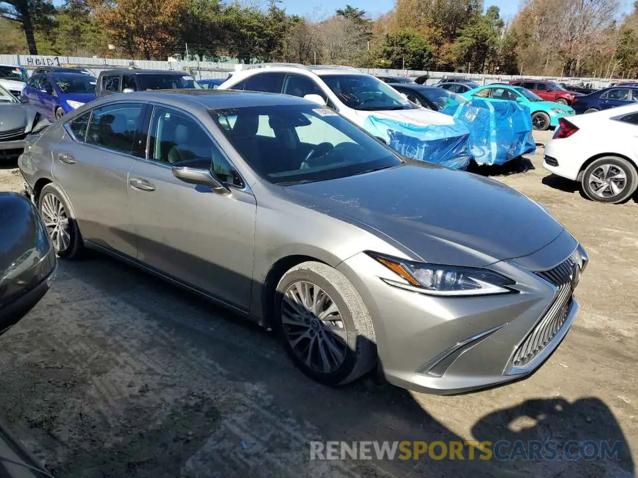 4 fotografías del automóvil dañado 58ADZ1B14LU074428 LEXUS ES350 2020