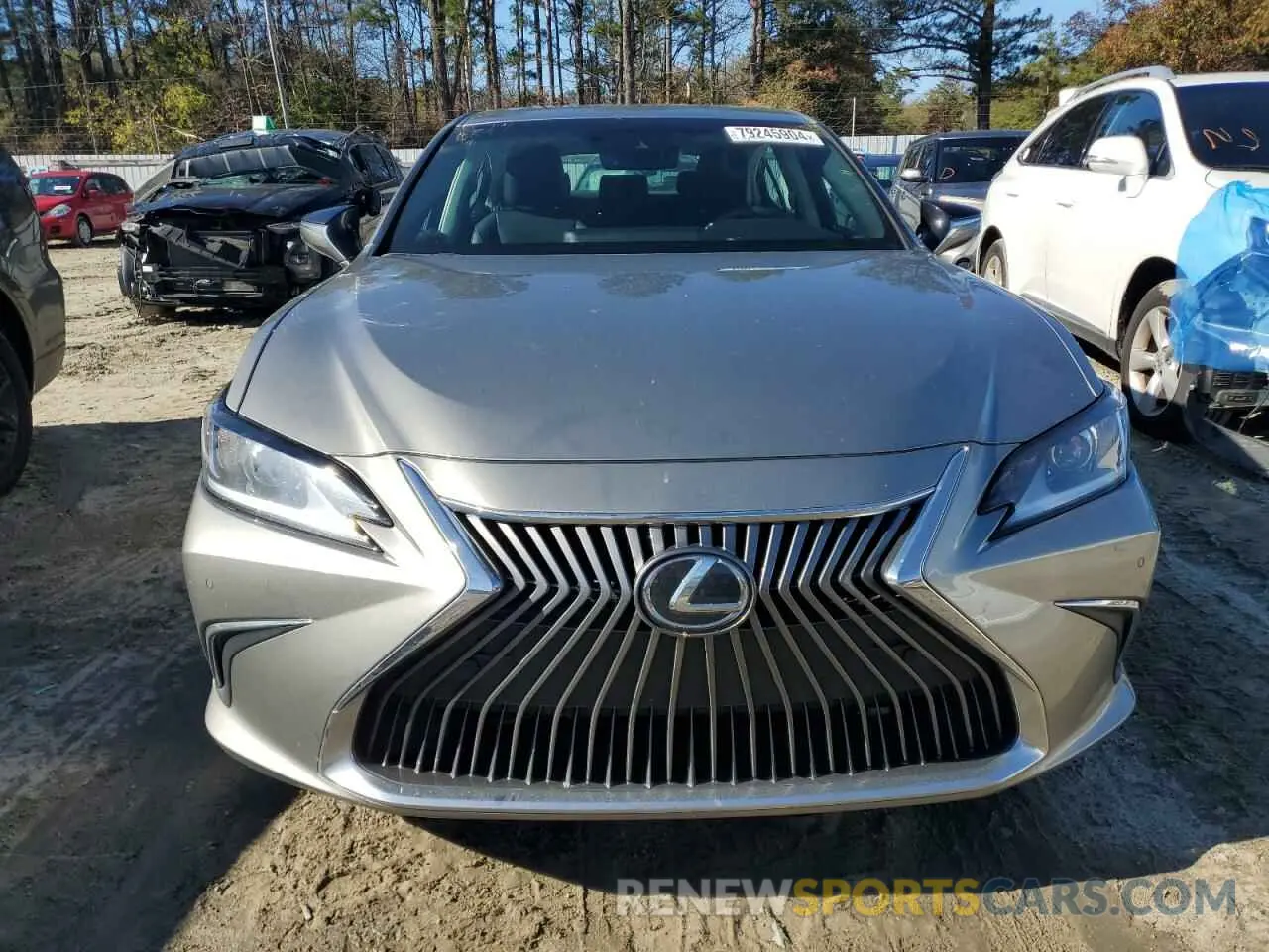 5 fotografías del automóvil dañado 58ADZ1B14LU074428 LEXUS ES350 2020