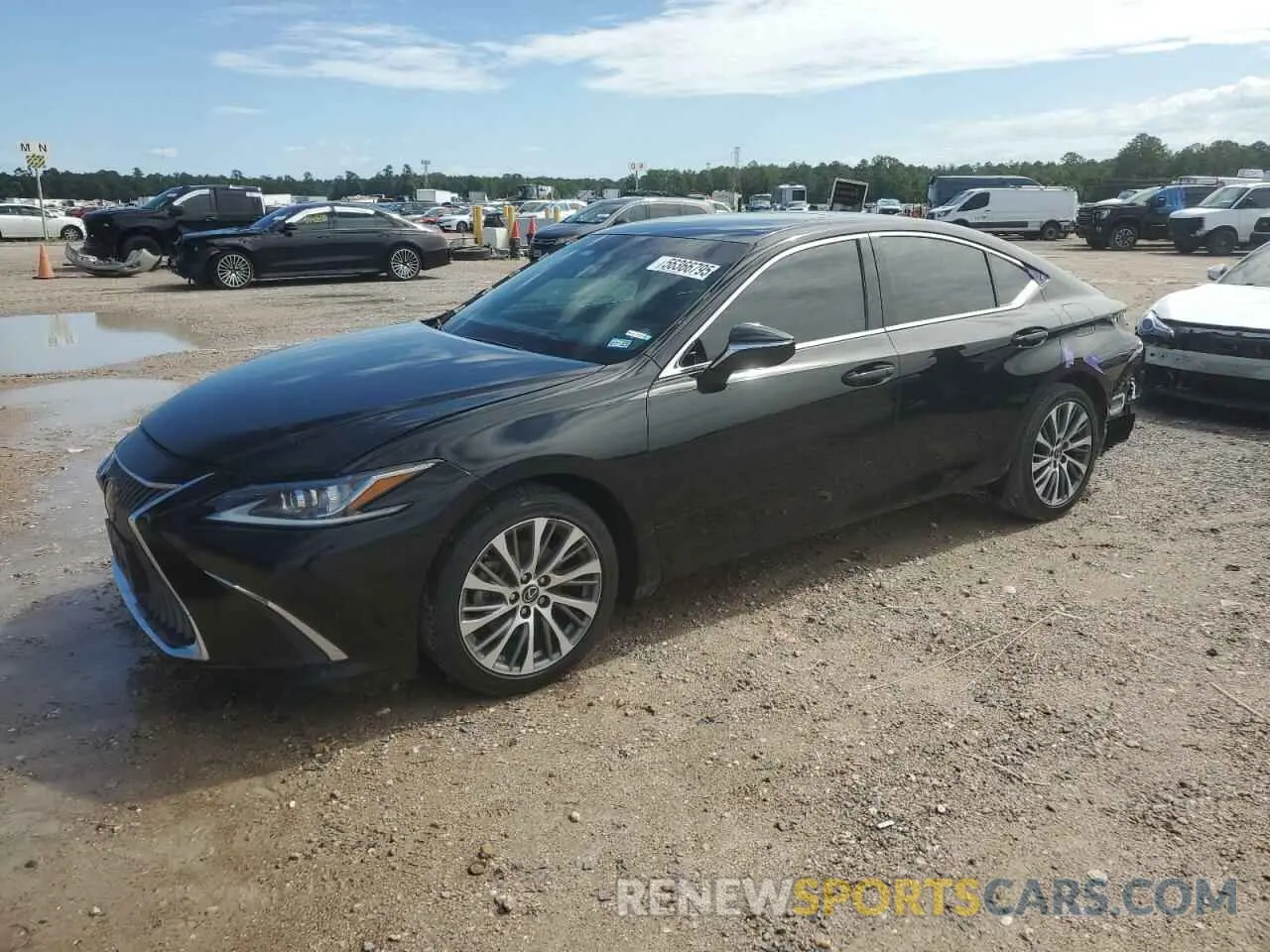 1 fotografías del automóvil dañado 58ADZ1B16LU070039 LEXUS ES350 2020
