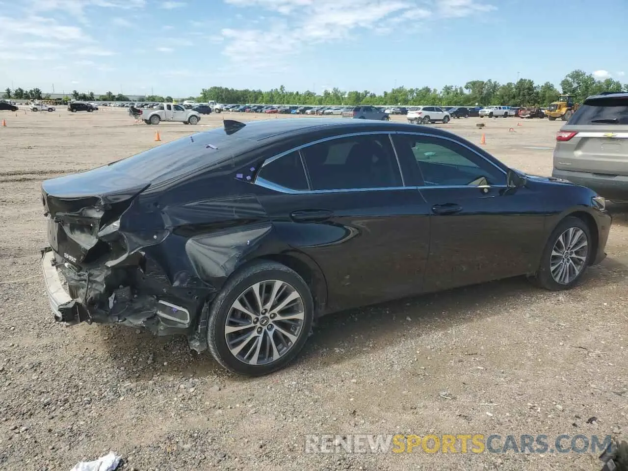 3 fotografías del automóvil dañado 58ADZ1B16LU070039 LEXUS ES350 2020
