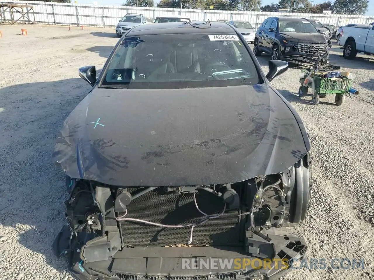 5 fotografías del automóvil dañado 58ADZ1B18LU051508 LEXUS ES350 2020