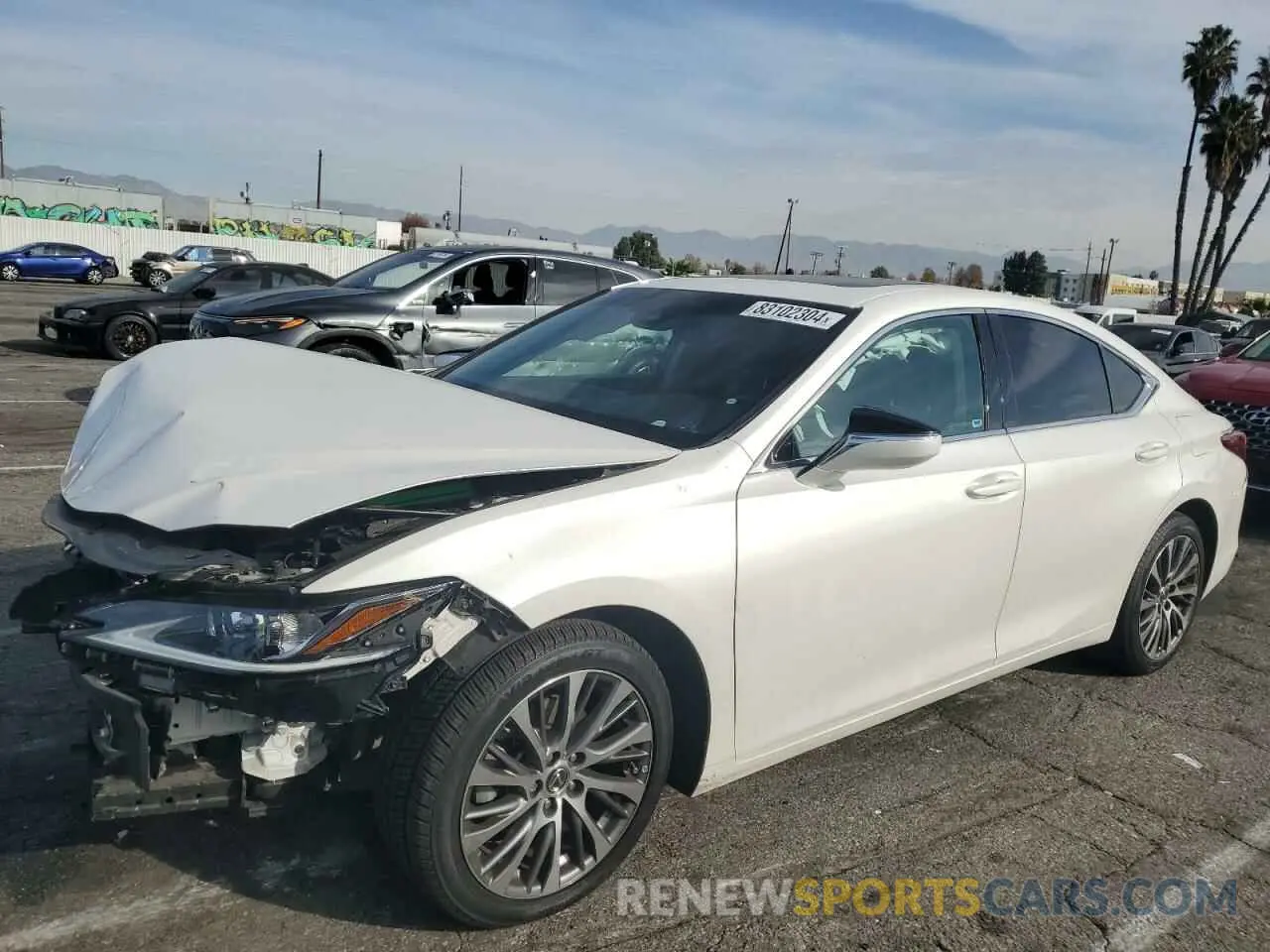 1 fotografías del automóvil dañado 58ADZ1B19LU056023 LEXUS ES350 2020