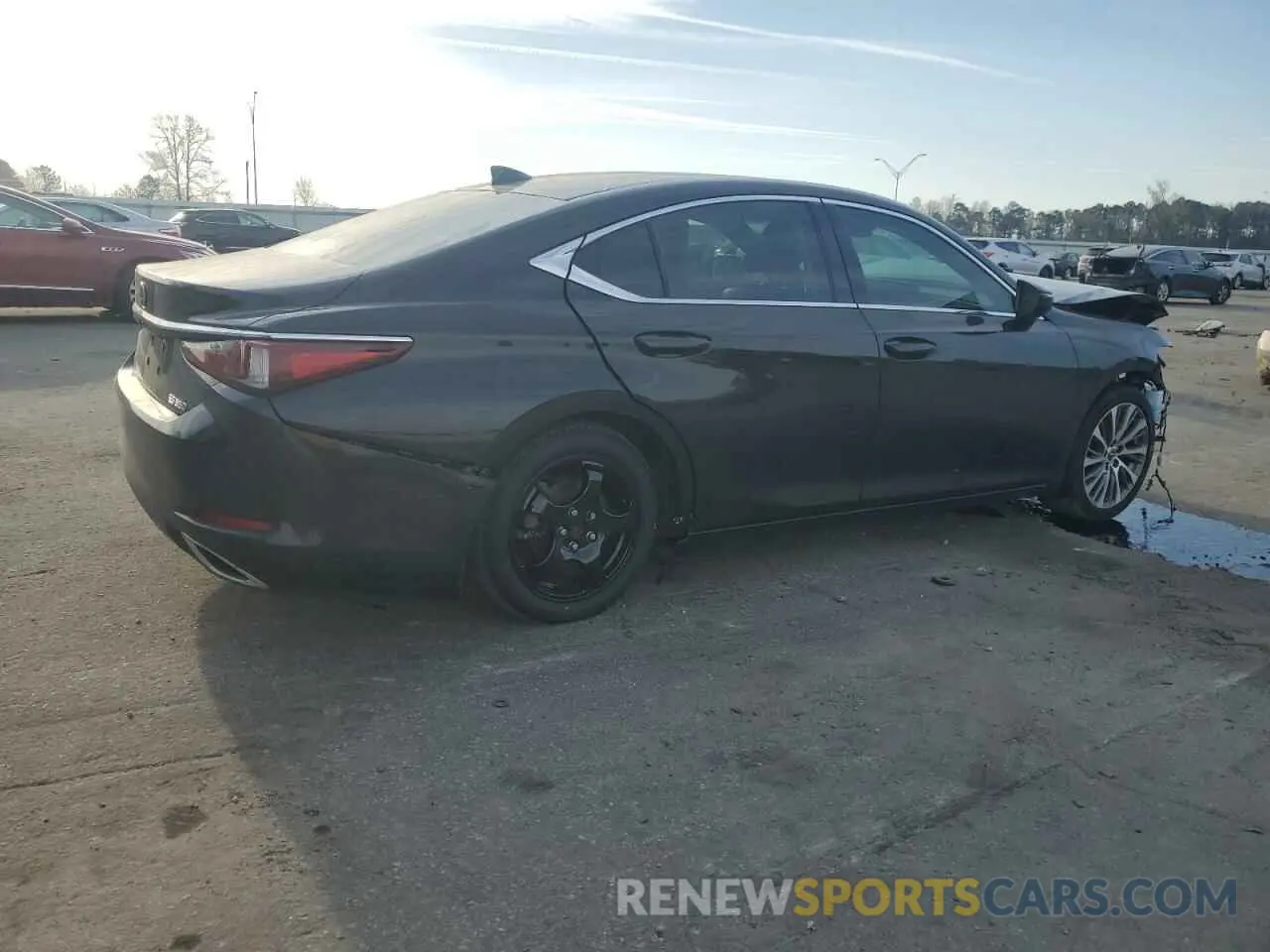 3 fotografías del automóvil dañado 58ADZ1B19LU071217 LEXUS ES350 2020