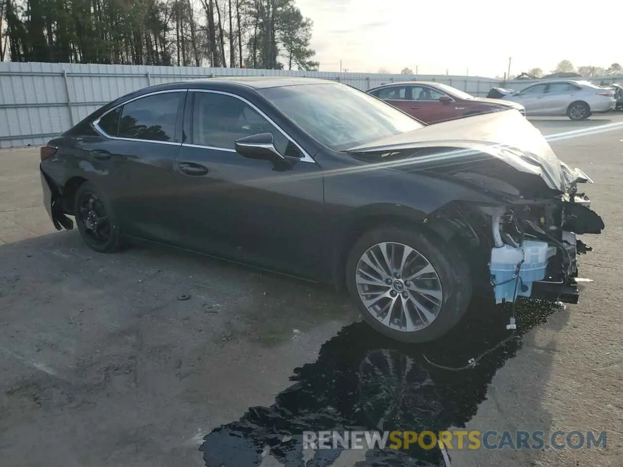 4 fotografías del automóvil dañado 58ADZ1B19LU071217 LEXUS ES350 2020