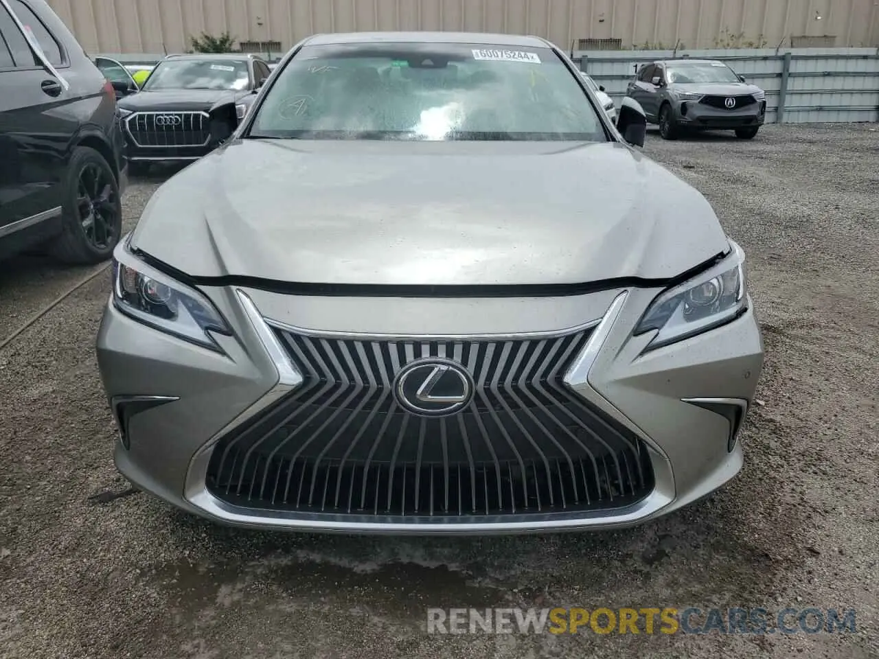 5 fotografías del automóvil dañado 58ADZ1B1XLU075504 LEXUS ES350 2020