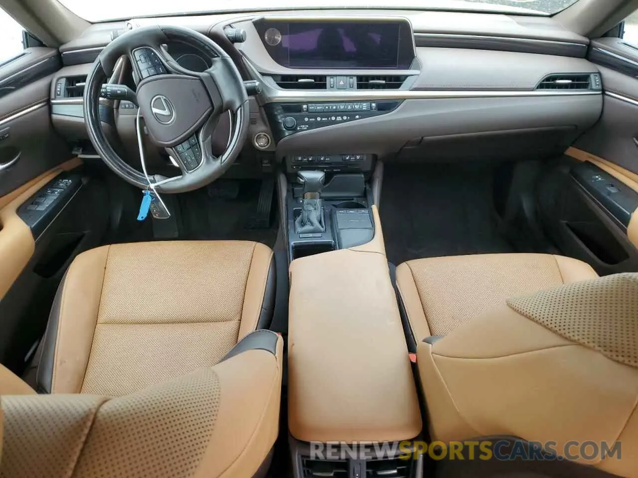 8 fotografías del automóvil dañado 58ADZ1B1XLU075504 LEXUS ES350 2020