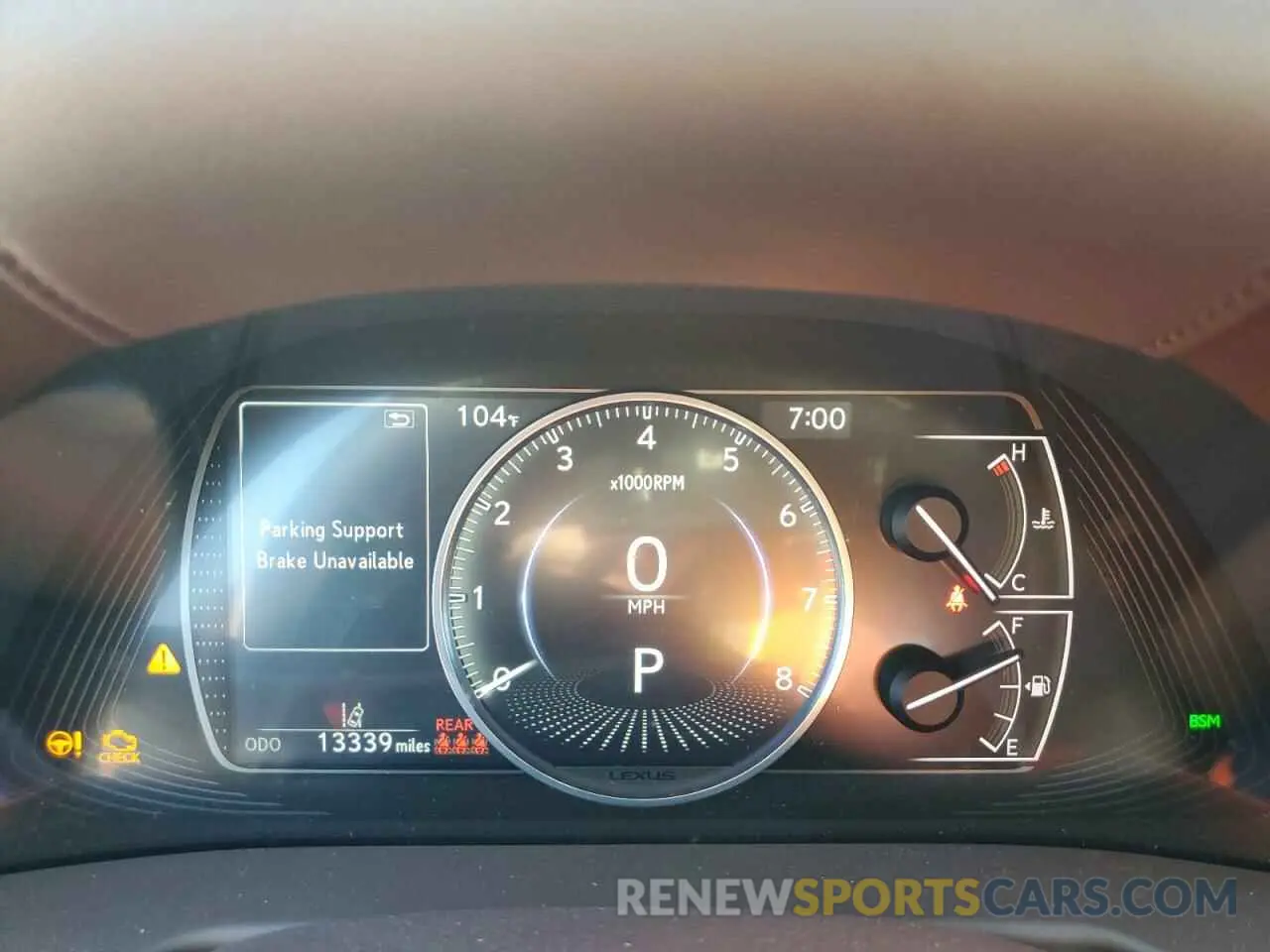 9 fotografías del automóvil dañado 58ADZ1B1XLU075504 LEXUS ES350 2020
