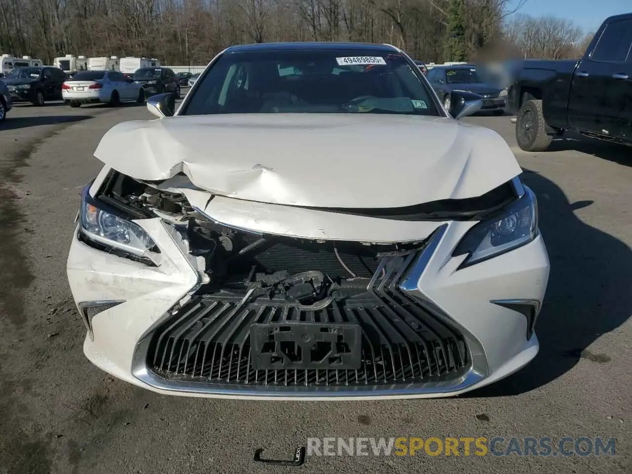 5 fotografías del automóvil dañado 58AEZ1B11LU058384 LEXUS ES350 2020