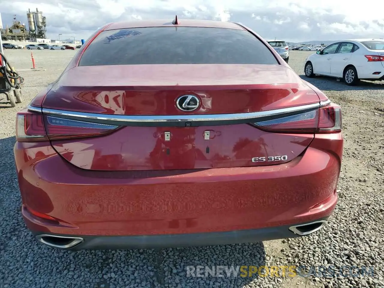 6 fotografías del automóvil dañado 58AEZ1B16LU054170 LEXUS ES350 2020