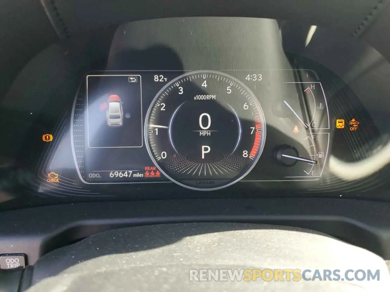 9 fotografías del automóvil dañado 58AEZ1B16LU054170 LEXUS ES350 2020