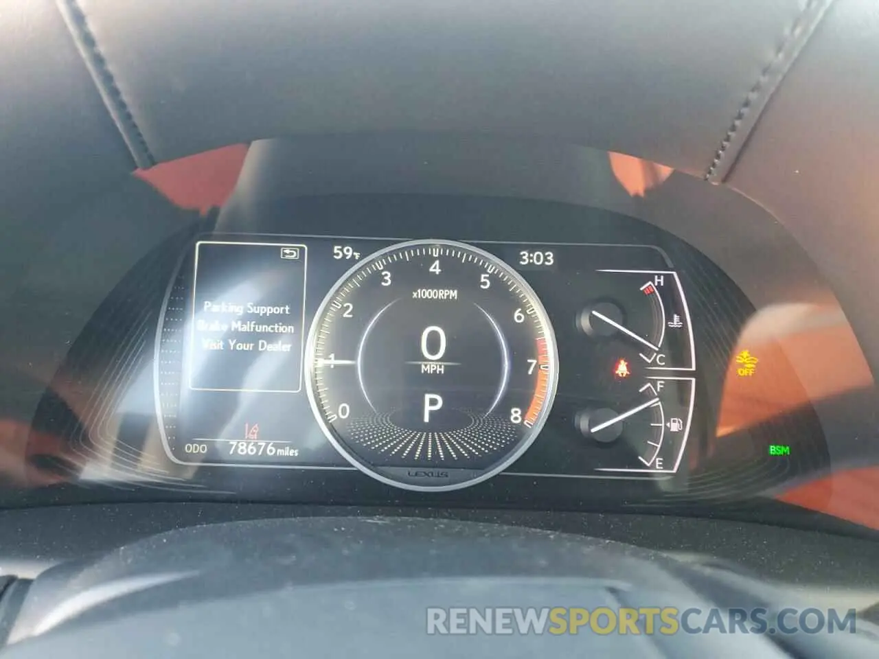9 fotografías del automóvil dañado 58AEZ1B16LU057778 LEXUS ES350 2020