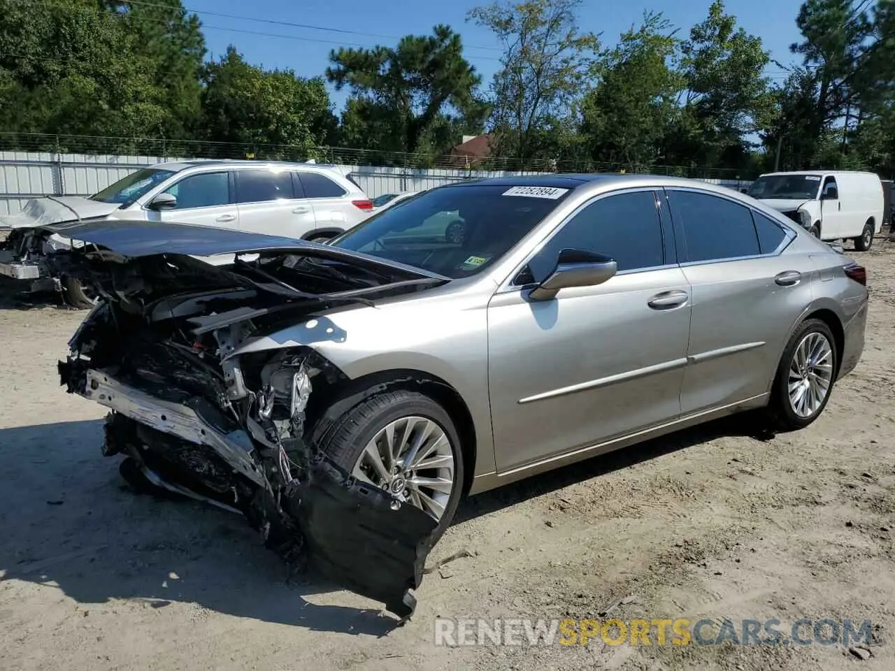 1 fotografías del automóvil dañado 58AEZ1B18LU073187 LEXUS ES350 2020