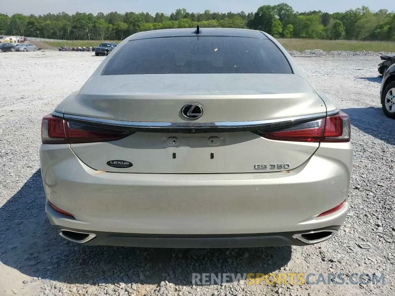 6 fotografías del automóvil dañado 58AEZ1B1XLU053572 LEXUS ES350 2020