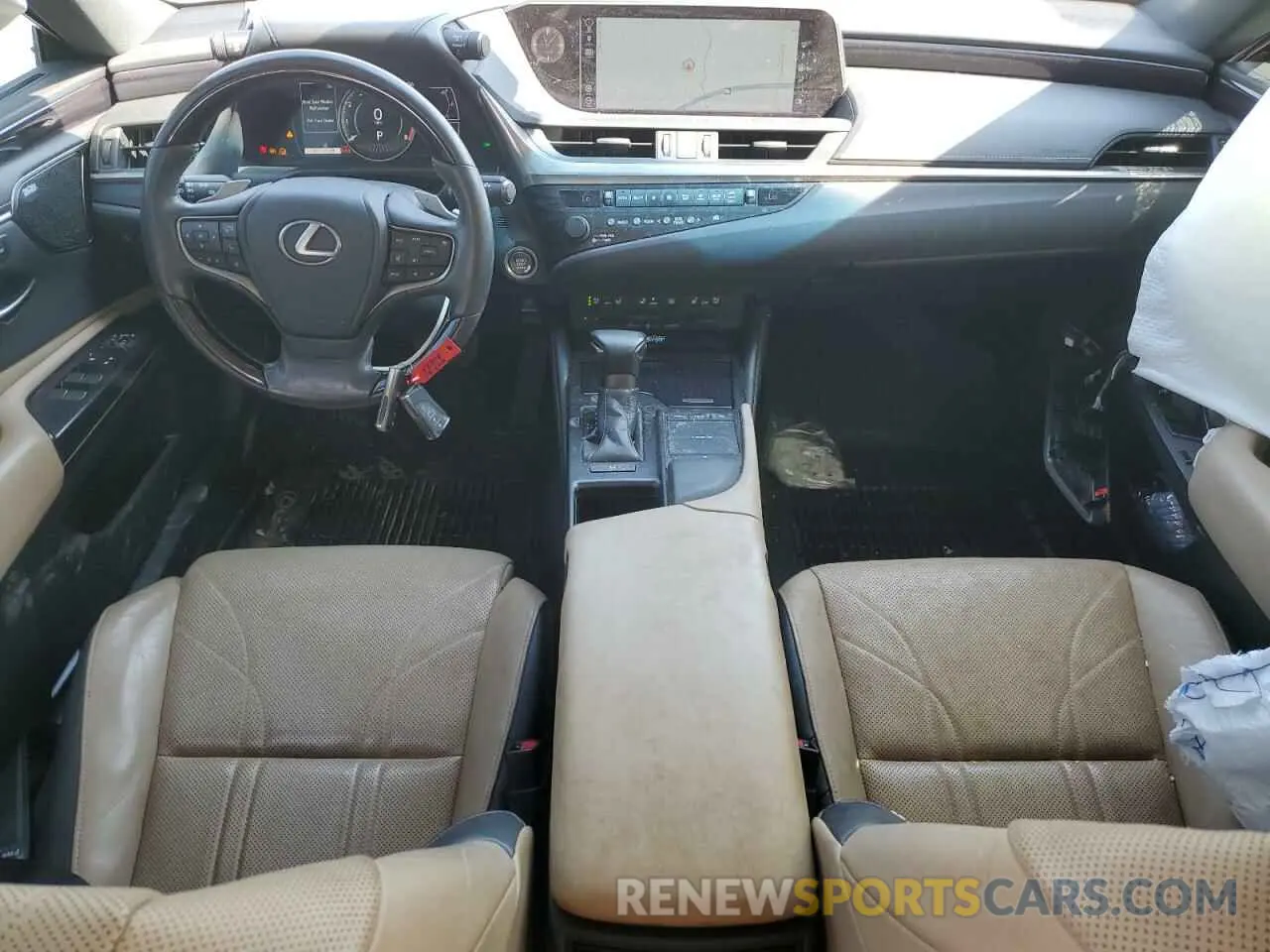 8 fotografías del automóvil dañado 58AEZ1B1XLU053572 LEXUS ES350 2020
