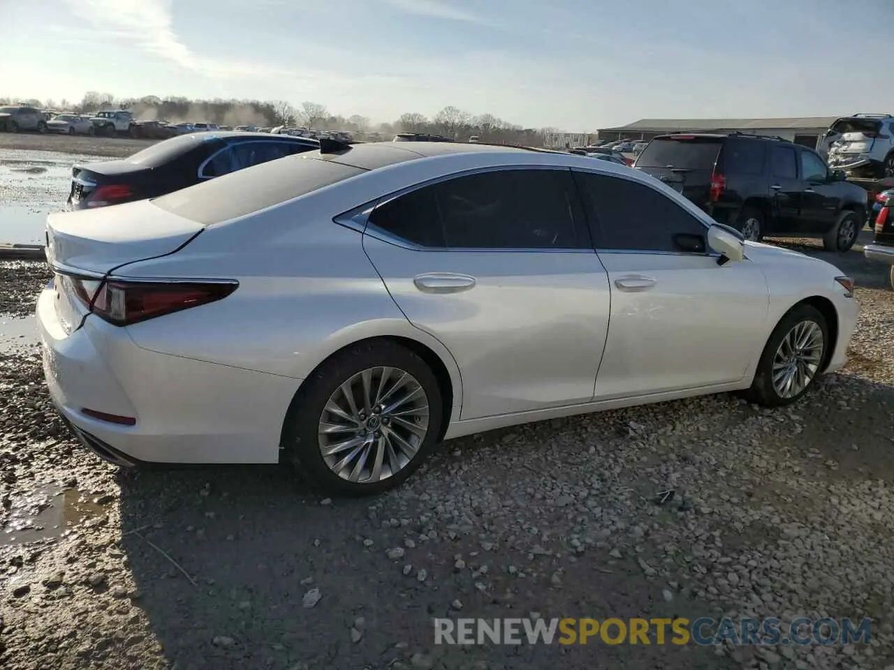 3 fotografías del automóvil dañado 58AFZ1B17LU067465 LEXUS ES350 2020