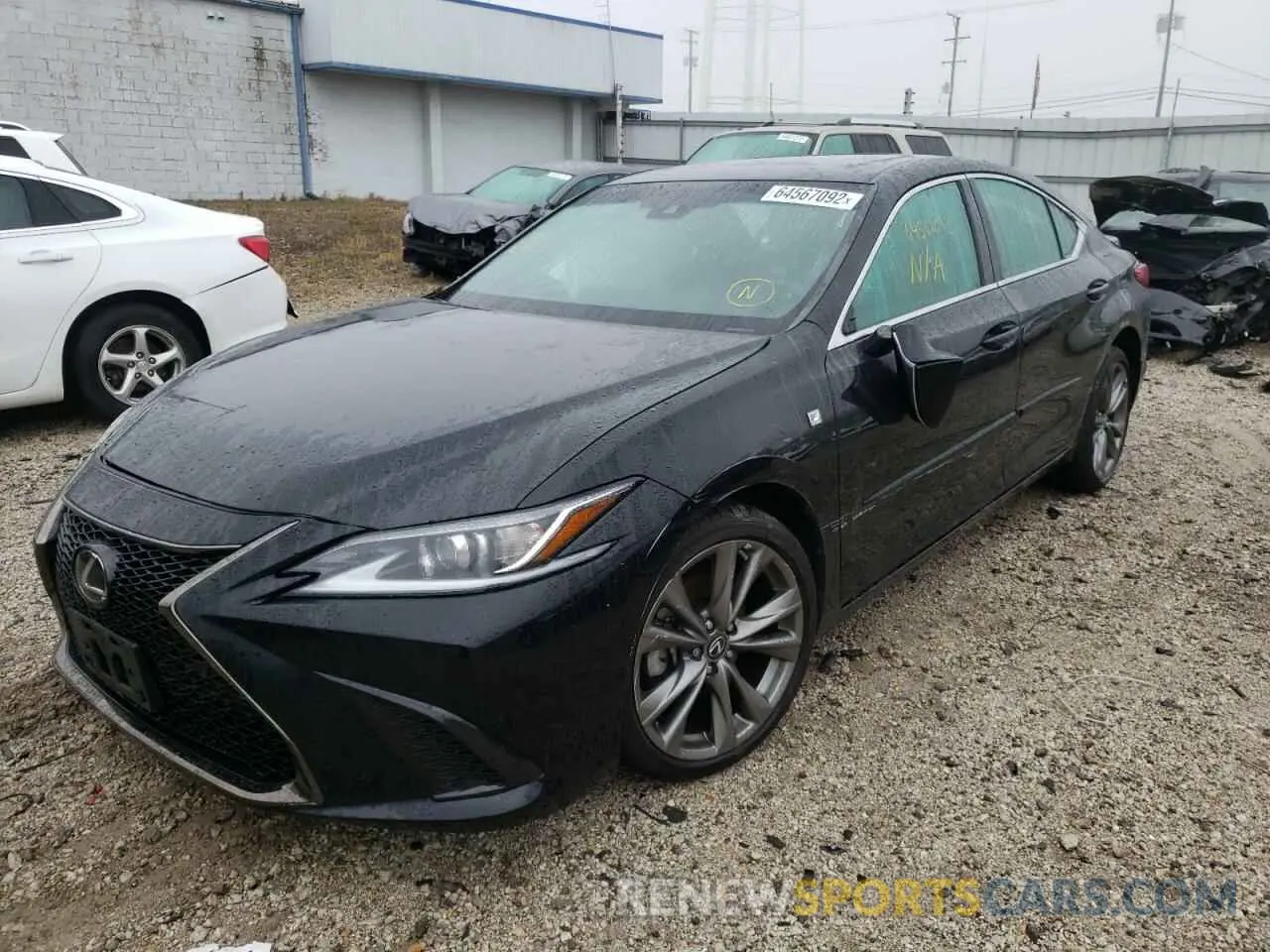 2 fotografías del automóvil dañado 58AGZ1B17LU065221 LEXUS ES350 2020