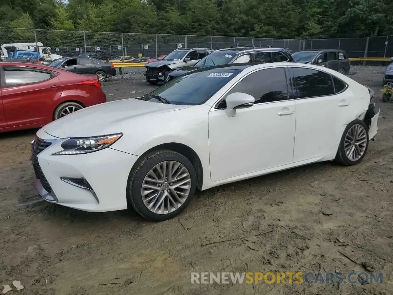 1 fotografías del automóvil dañado JTHBK1GG7G2231681 LEXUS ES350 2020