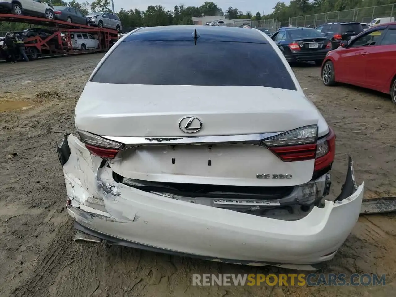 6 fotografías del automóvil dañado JTHBK1GG7G2231681 LEXUS ES350 2020