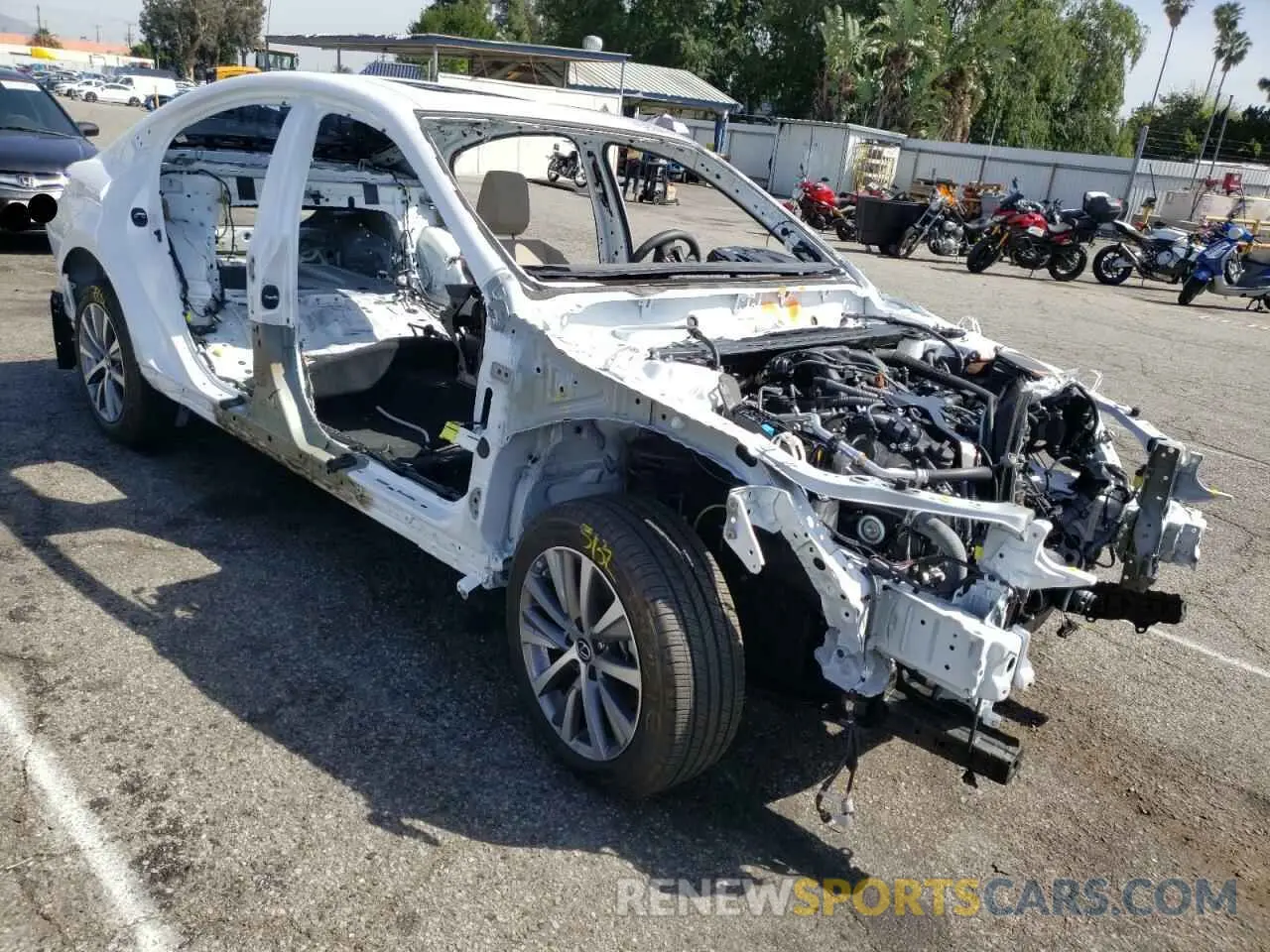 1 fotografías del automóvil dañado 58ACZ1B13MU101342 LEXUS ES350 2021