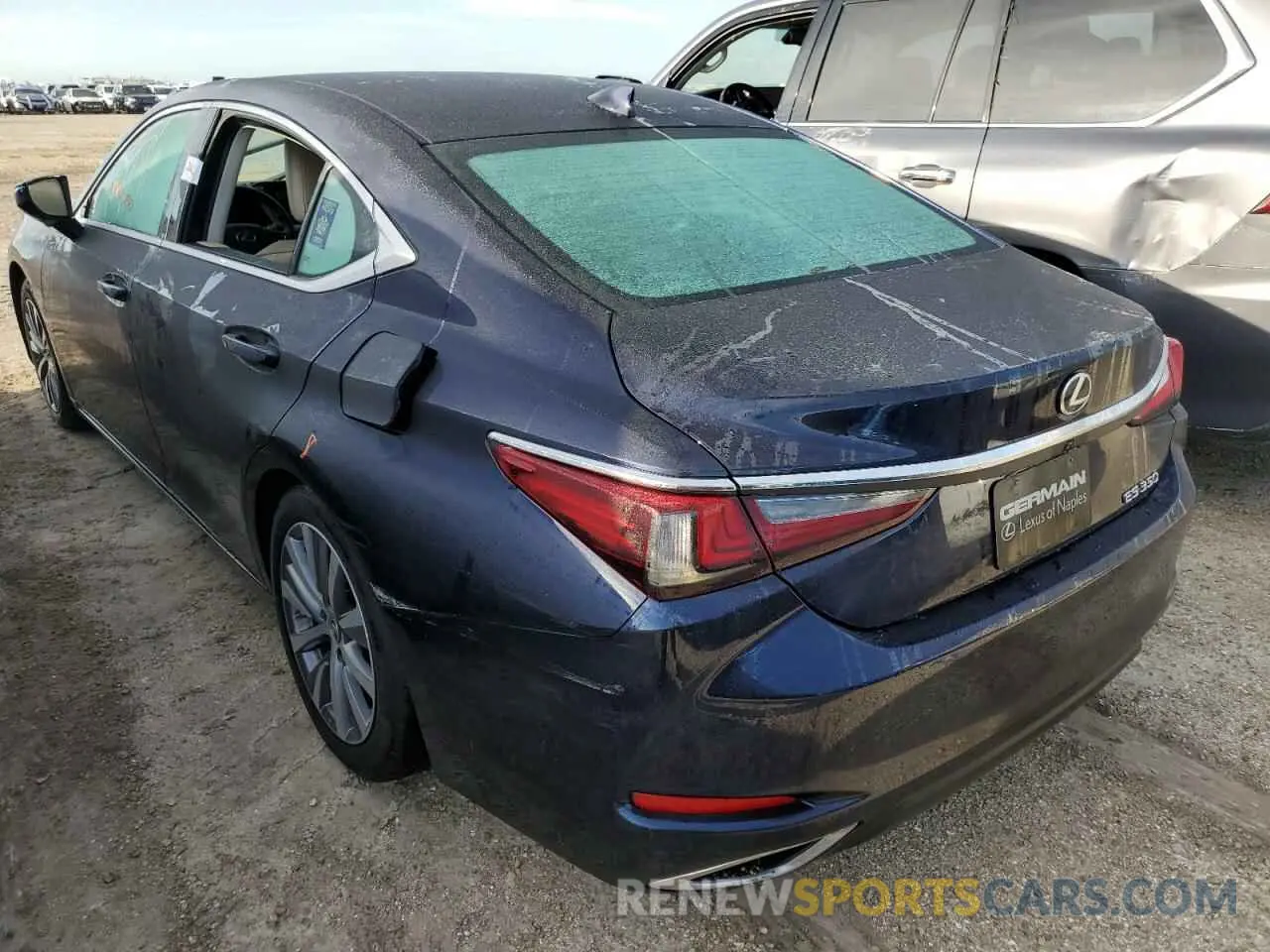 3 fotografías del automóvil dañado 58ADZ1B10MU095830 LEXUS ES350 2021