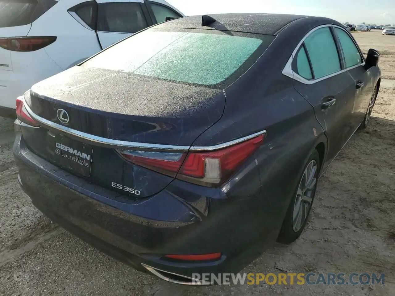 4 fotografías del automóvil dañado 58ADZ1B10MU095830 LEXUS ES350 2021